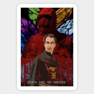 DEATH HAS NO MASTER Sticker